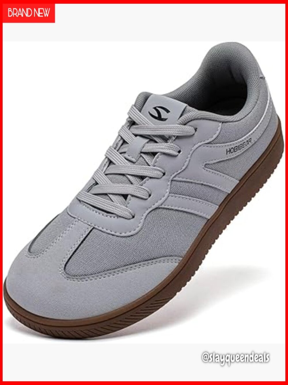 Wide Barefoot Sneakers Lace Up Retro Casual Lightweight Flexible